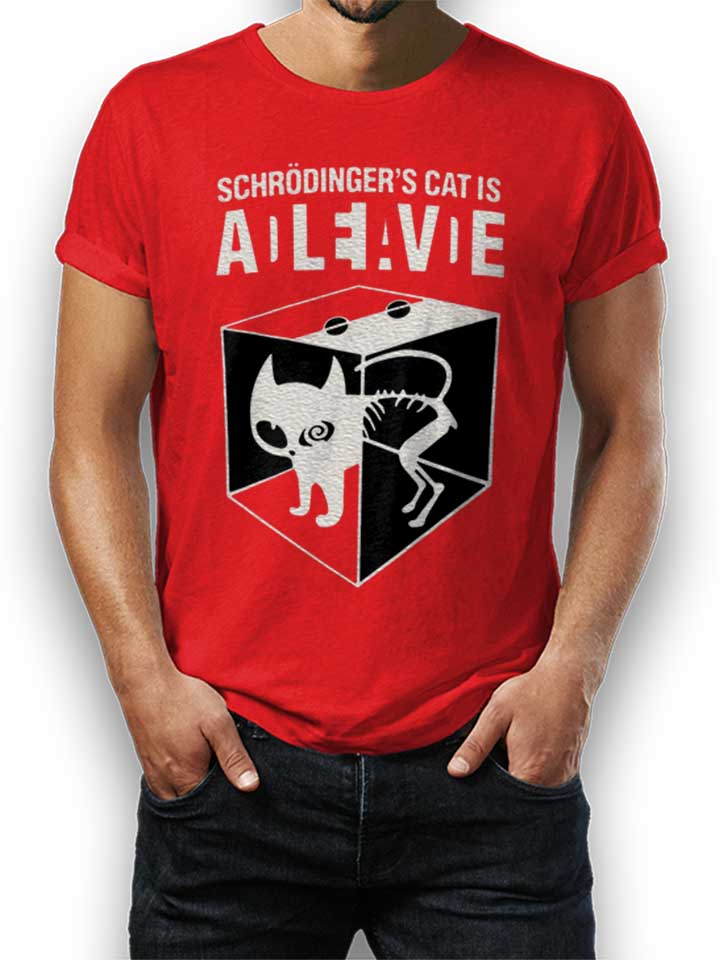Schroedingers Cat T-Shirt rot L