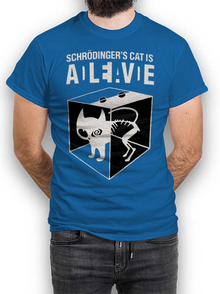 Schroedingers Cat T-Shirt bleu-roi L