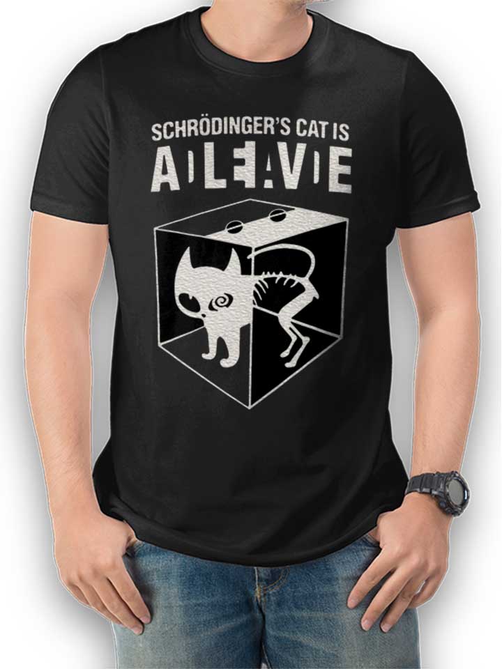 Schroedingers Cat T-Shirt schwarz L
