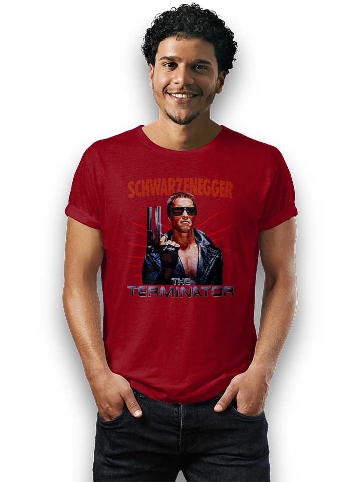 schwarzenegger-terminiator-t-shirt bordeaux 2