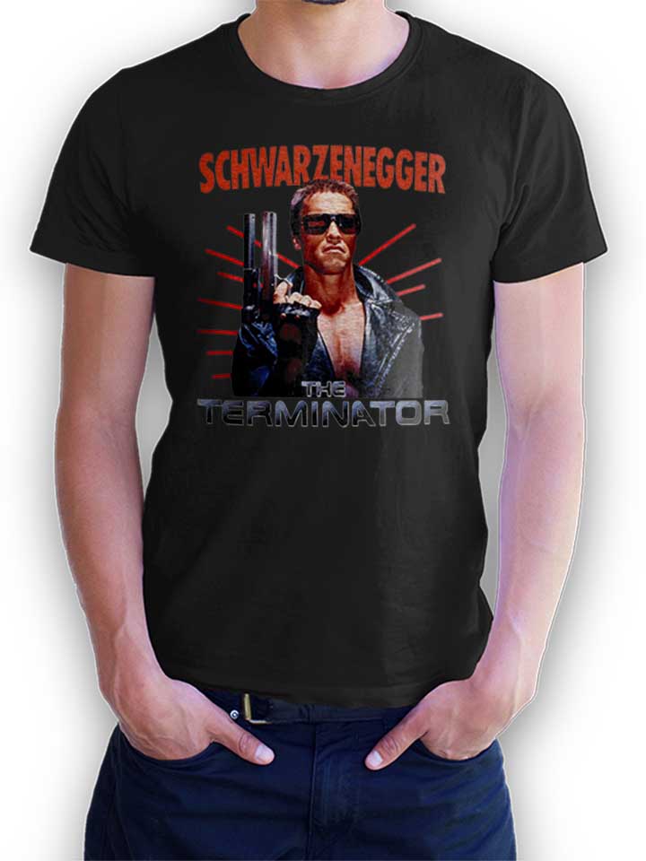 Schwarzenegger Terminiator T-Shirt schwarz L