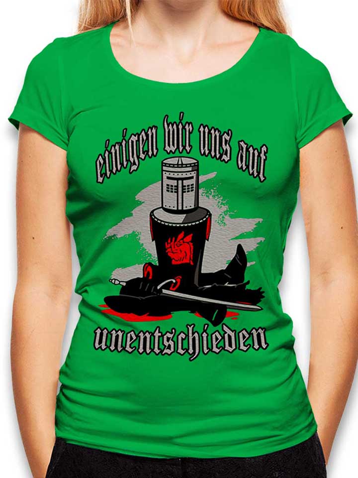 Schwarzer Ritter Camiseta Mujer verde L