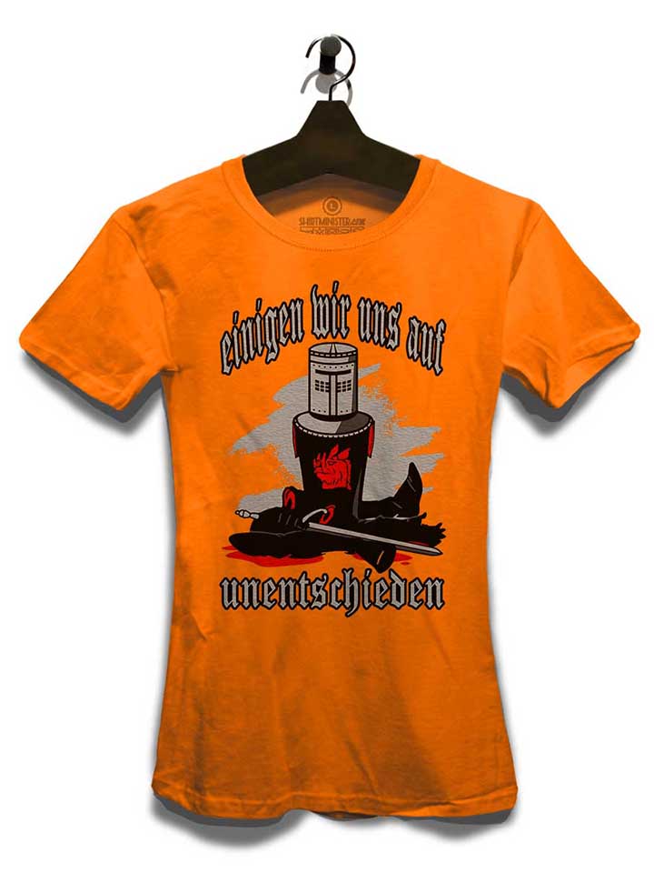 schwarzer-ritter-damen-t-shirt orange 3