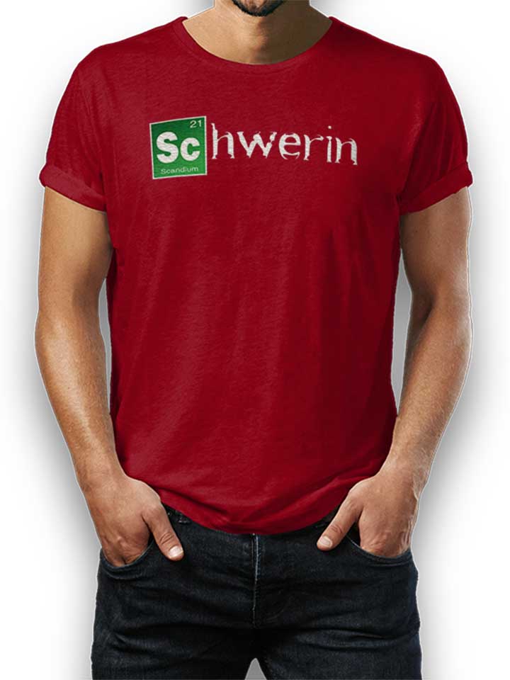 Schwerin T-Shirt maroon L