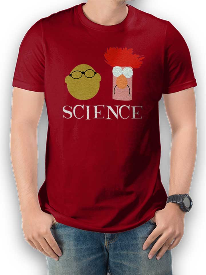 Science Beaker T-Shirt maroon L