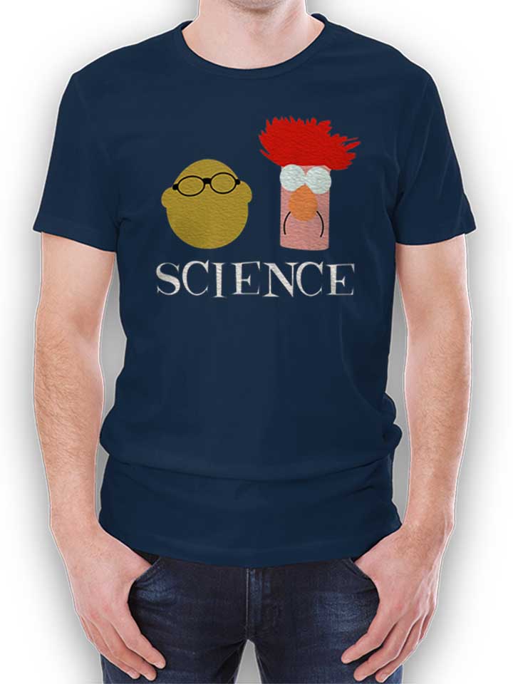 Science Beaker T-Shirt navy L