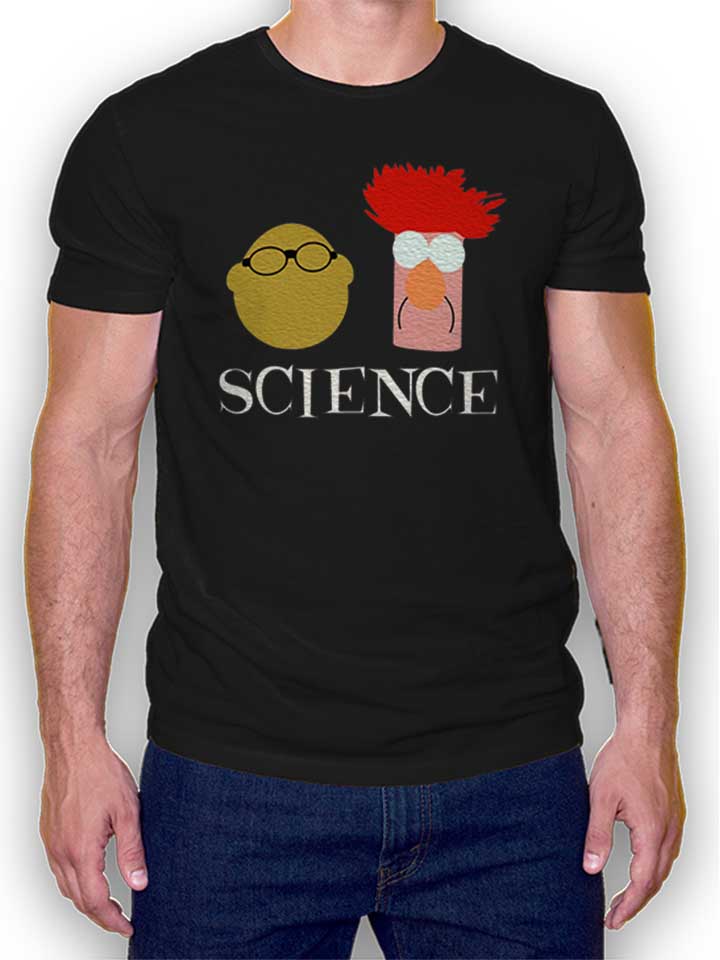 Science Beaker T-Shirt schwarz L