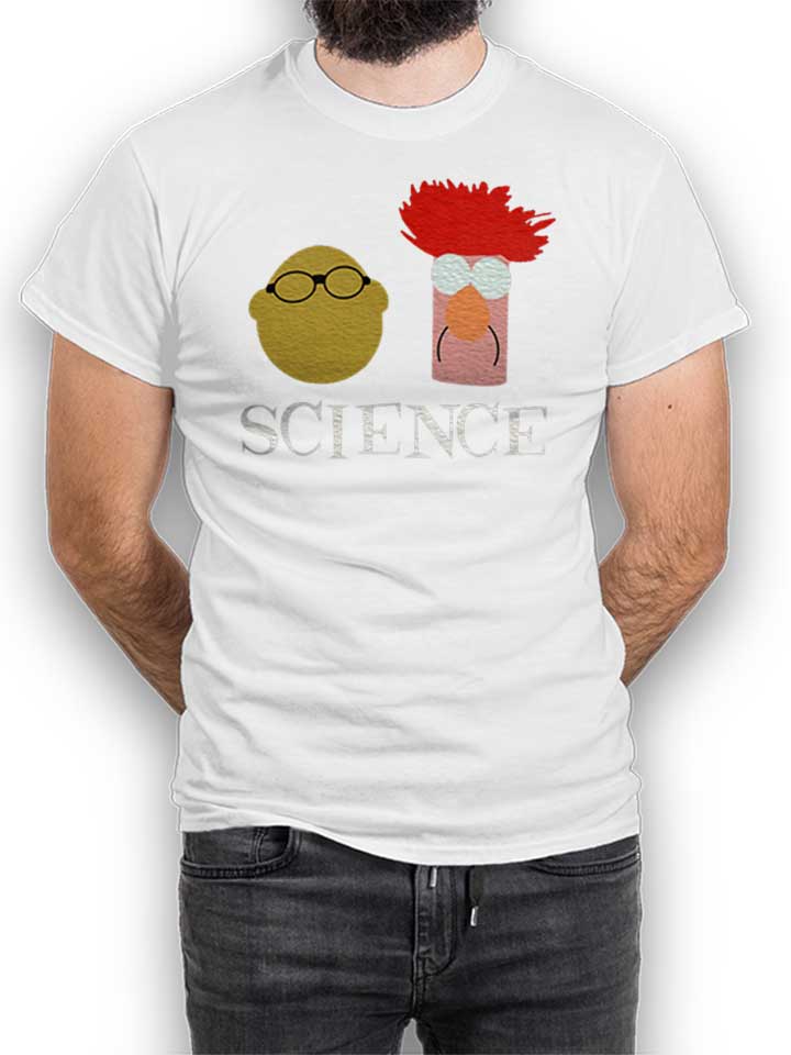 Science Beaker T-Shirt weiss L