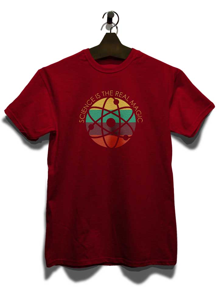 science-is-the-real-magic-t-shirt bordeaux 3
