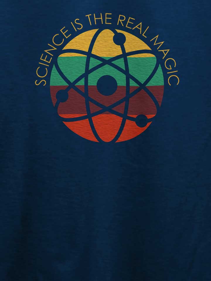 science-is-the-real-magic-t-shirt dunkelblau 4