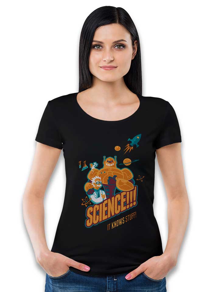 science-it-knows-stuff-damen-t-shirt schwarz 2