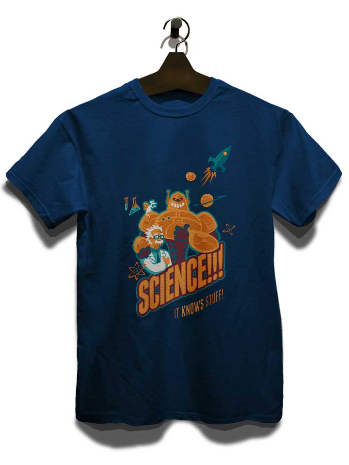 science-it-knows-stuff-t-shirt dunkelblau 3