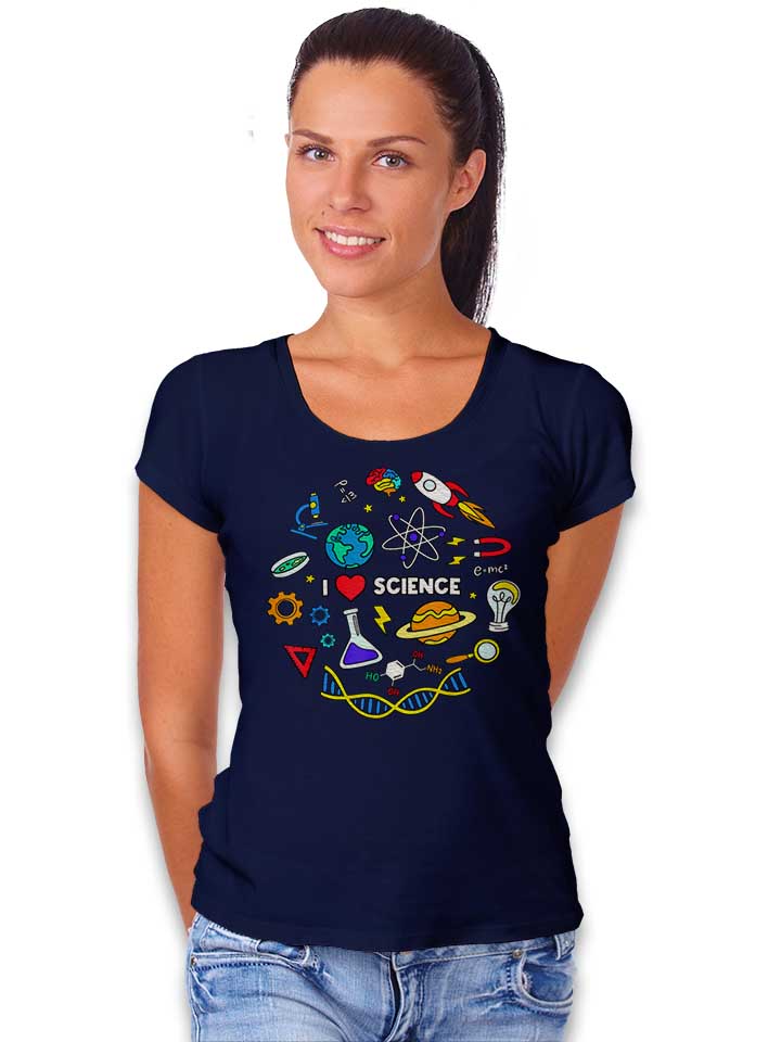 science-lover-damen-t-shirt dunkelblau 2