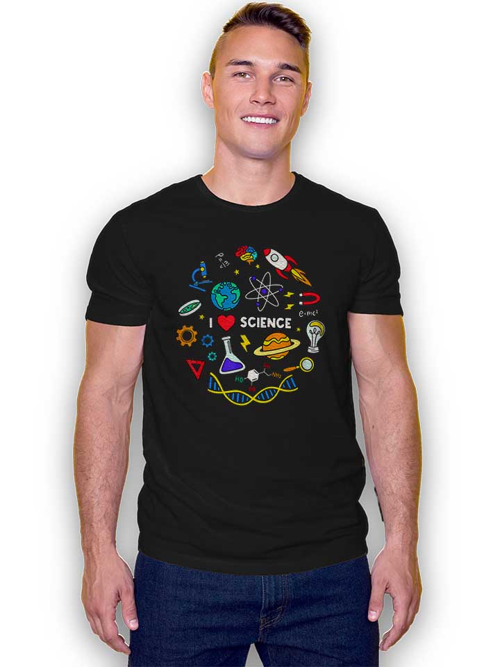 science-lover-t-shirt schwarz 2