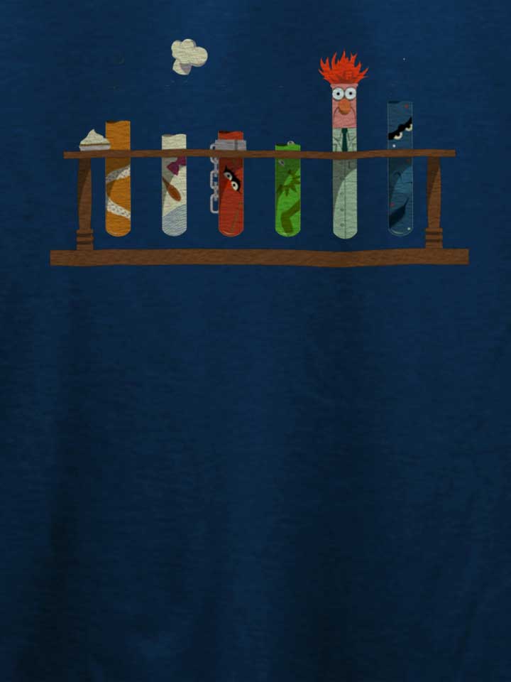 science-muppets-t-shirt dunkelblau 4