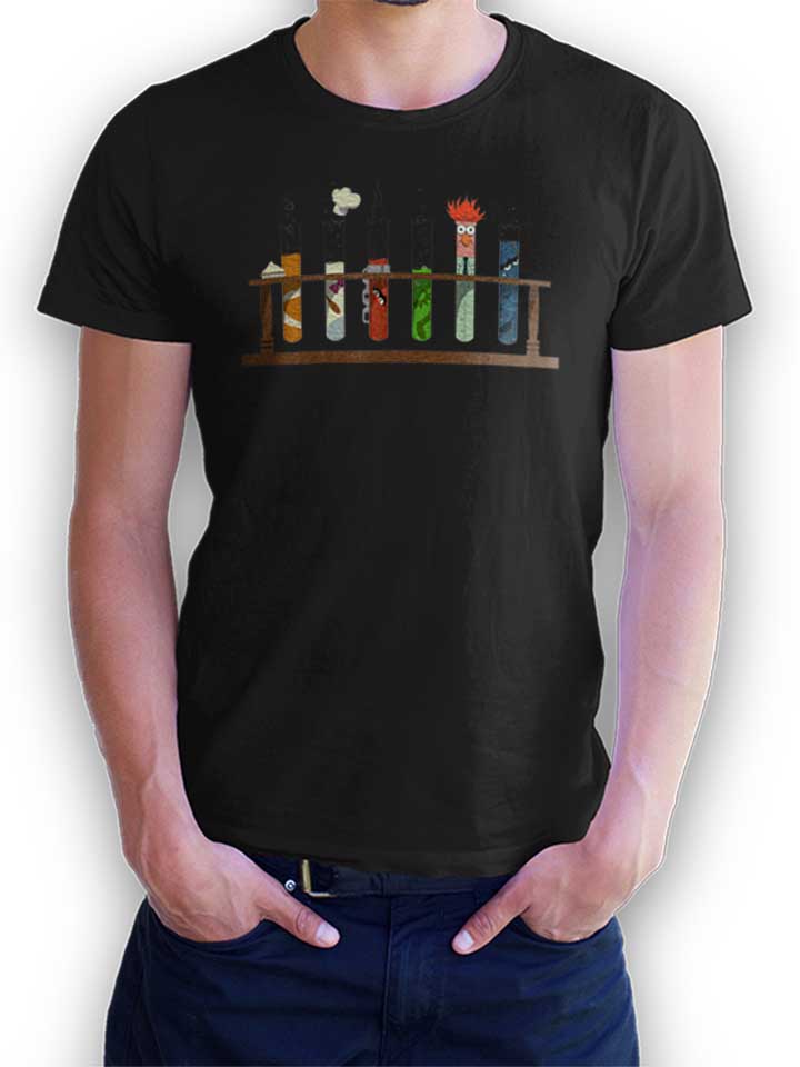Science Muppets Kinder T-Shirt schwarz 110 / 116