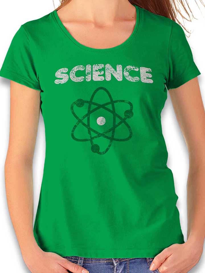 science-vintage-damen-t-shirt gruen 1