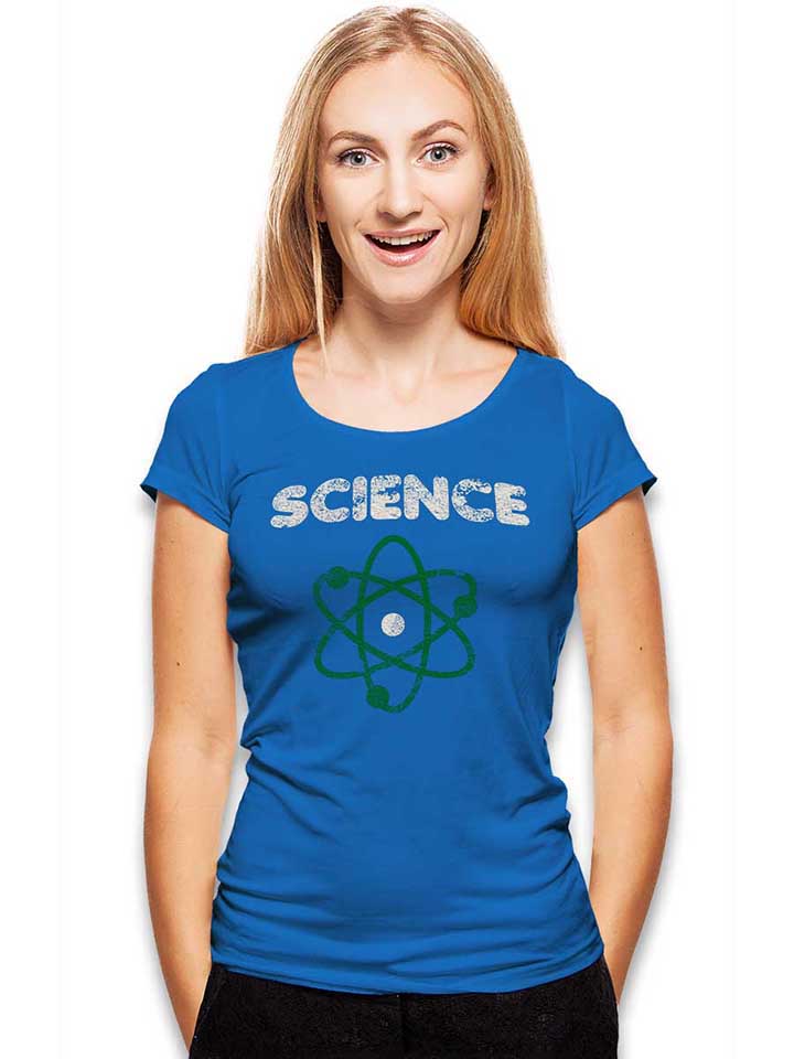 science-vintage-damen-t-shirt royal 2