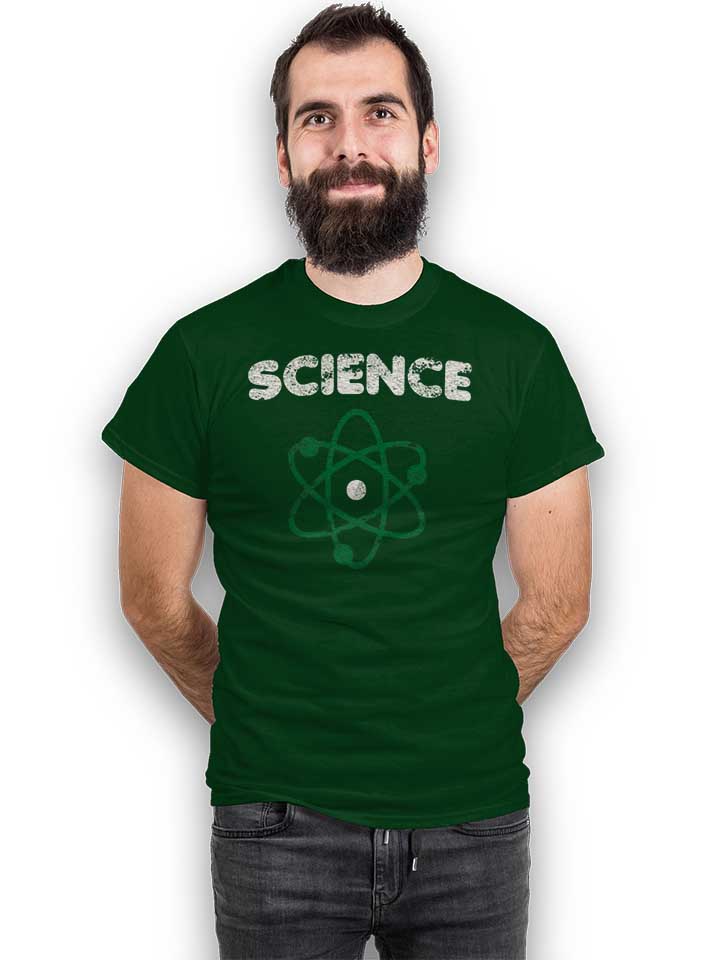 science-vintage-t-shirt dunkelgruen 2