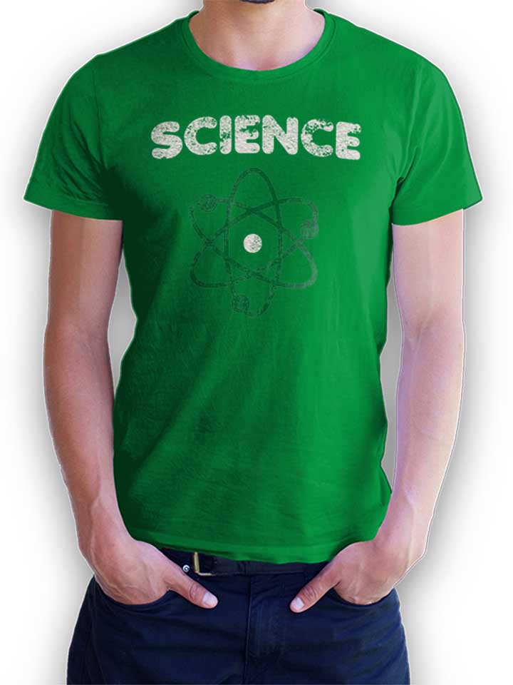 Science Vintage Camiseta verde L