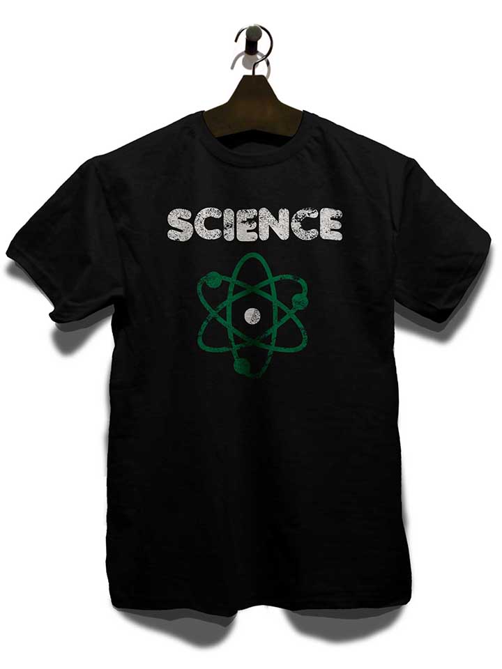 science-vintage-t-shirt schwarz 3
