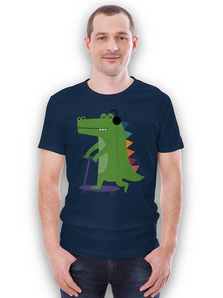 scooter-time-crocodile-t-shirt dunkelblau 2