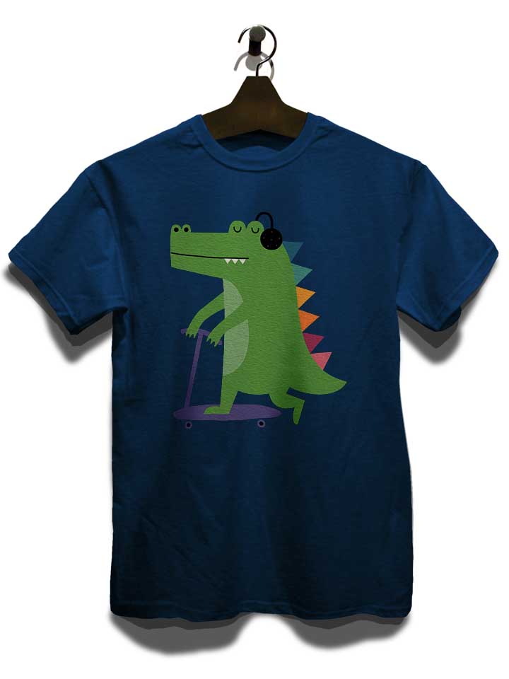 scooter-time-crocodile-t-shirt dunkelblau 3