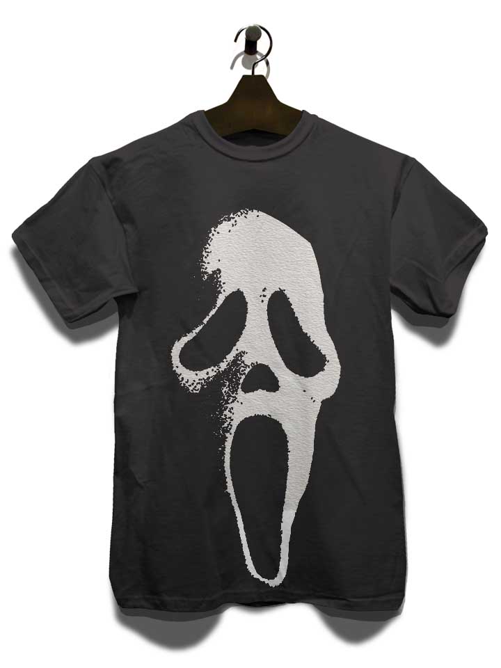 scream-mask-t-shirt dunkelgrau 3