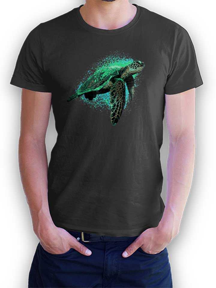 Sea Turtle T-Shirt gris-fonc L