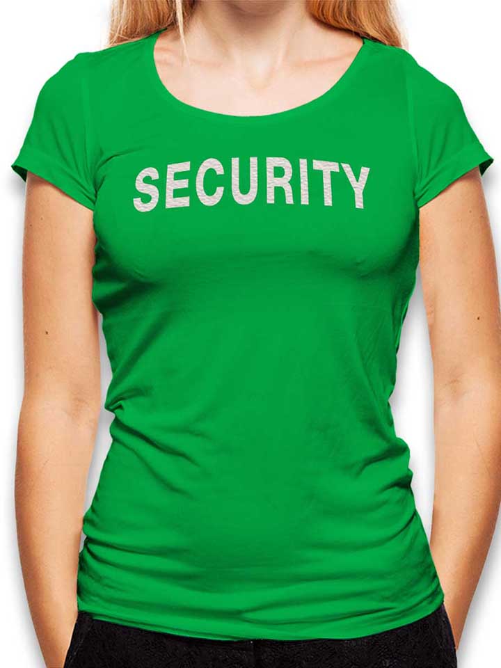 Security Damen T-Shirt gruen L