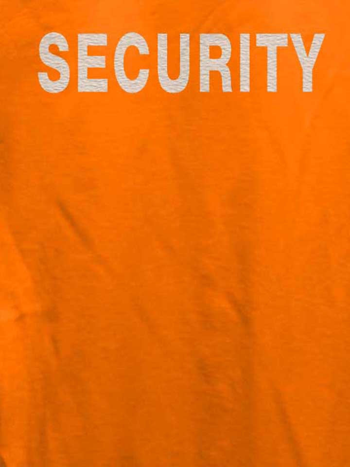 security-damen-t-shirt orange 4