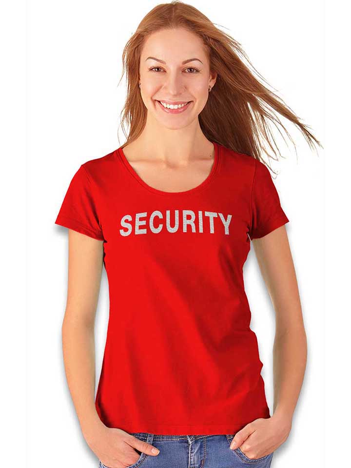 security-damen-t-shirt rot 2