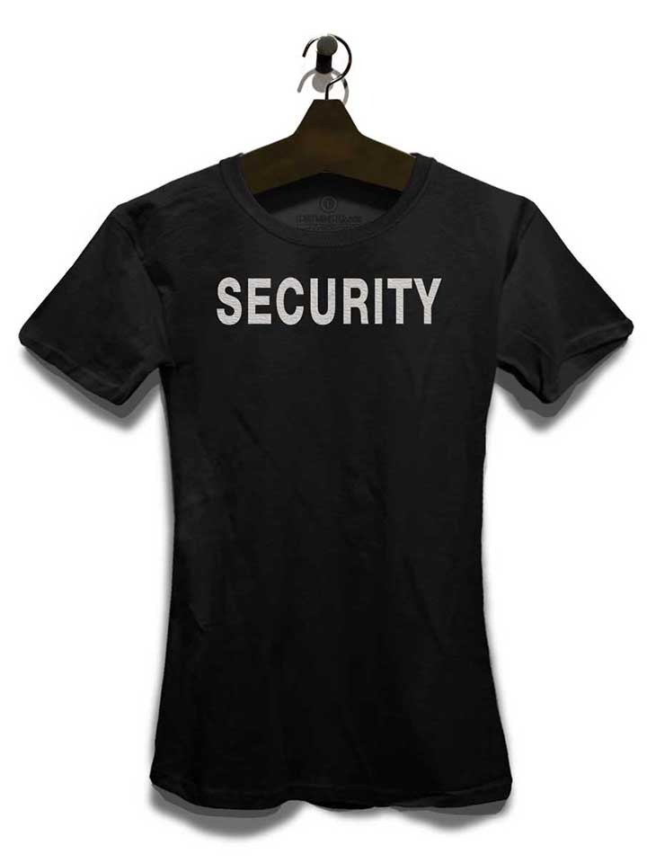 security-damen-t-shirt schwarz 3