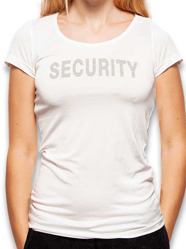security-damen-t-shirt weiss 1