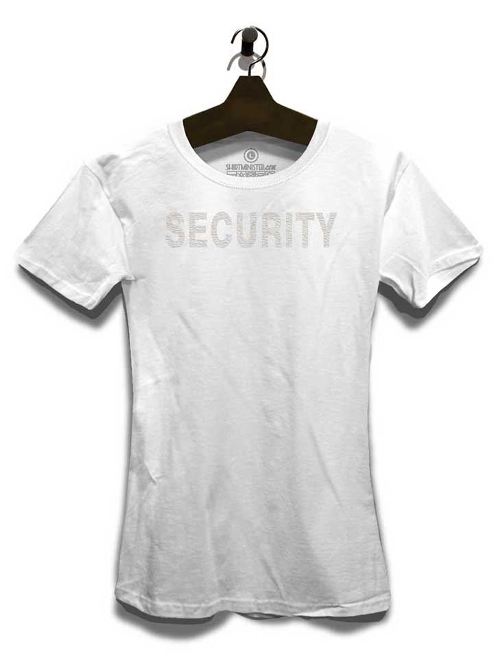 security-damen-t-shirt weiss 3