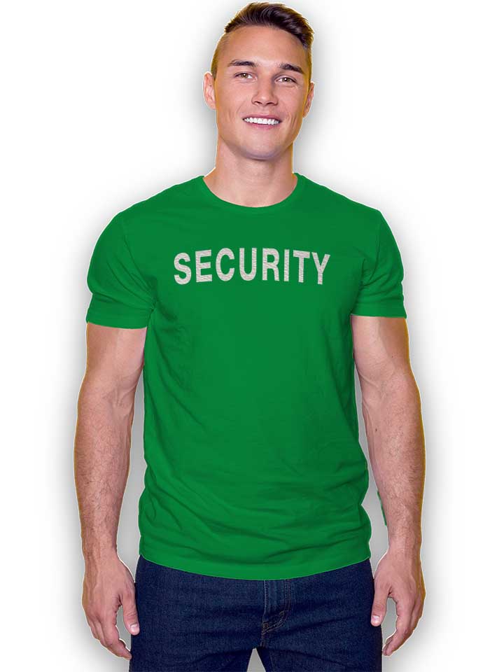 security-t-shirt gruen 2