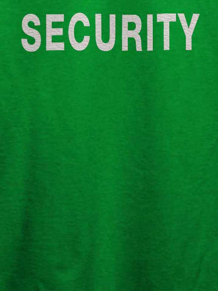 security-t-shirt gruen 4