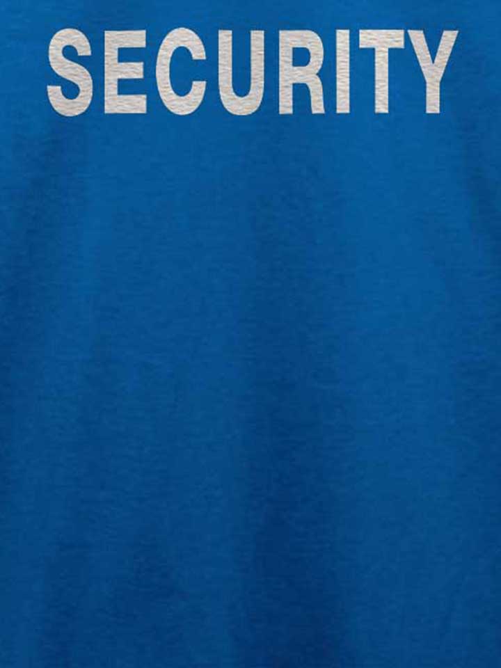 security-t-shirt royal 4
