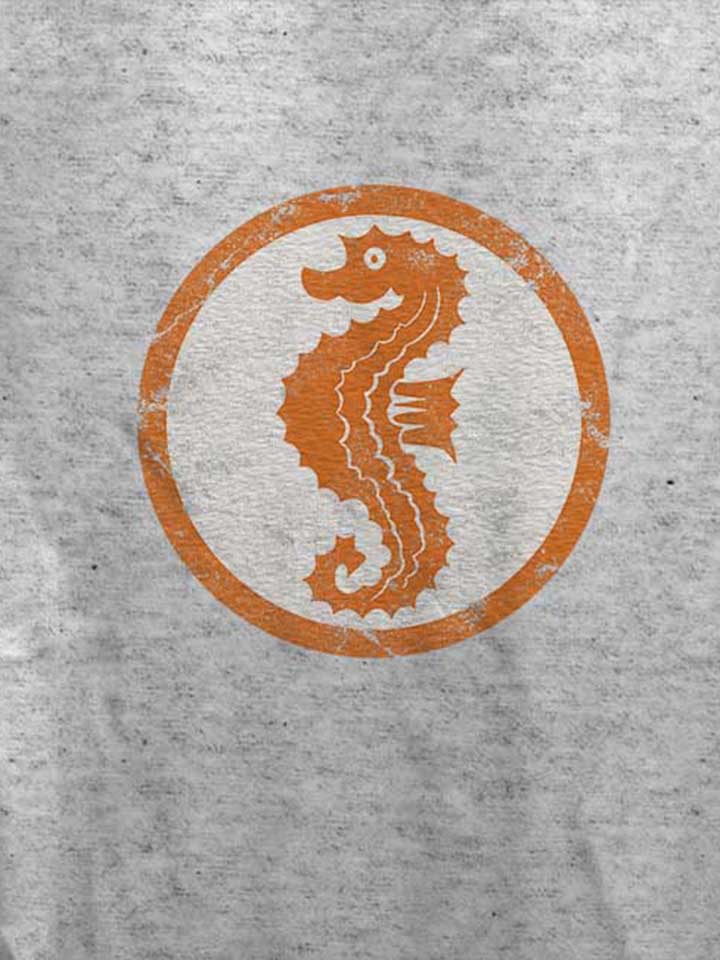 seepferdchen-logo-vintage-damen-t-shirt grau-meliert 4