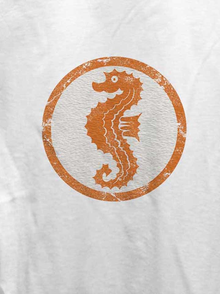 seepferdchen-logo-vintage-damen-t-shirt weiss 4