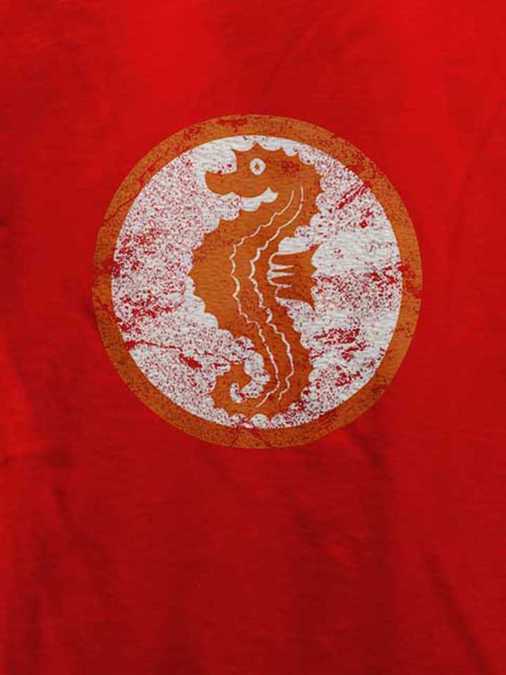 seepferdchen-logo-vintage-t-shirt rot 4