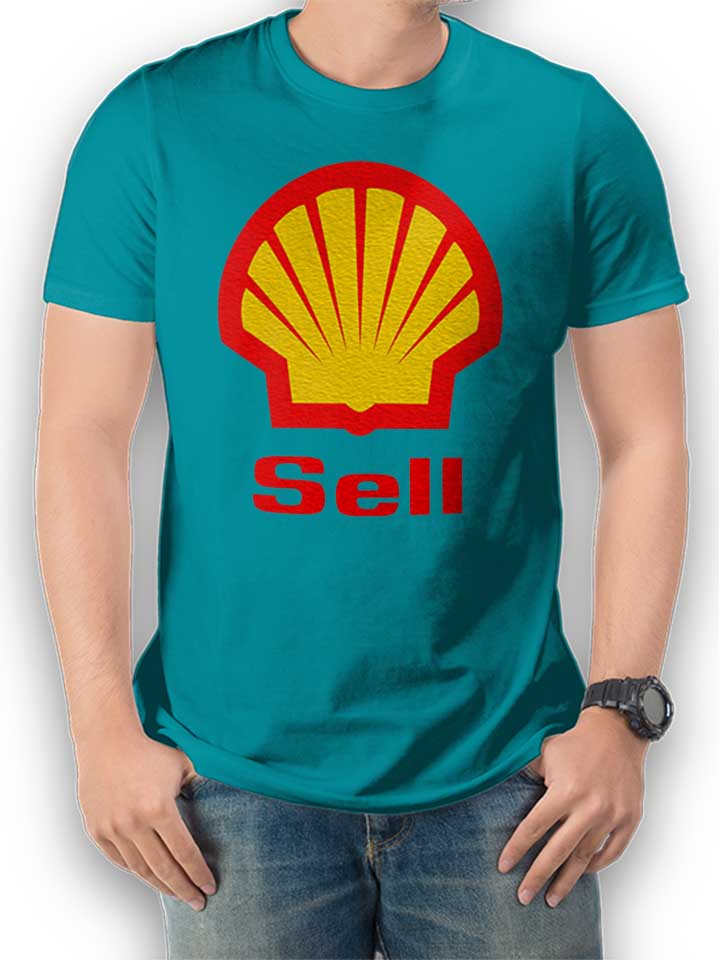 Sell Logo T-Shirt turquoise L