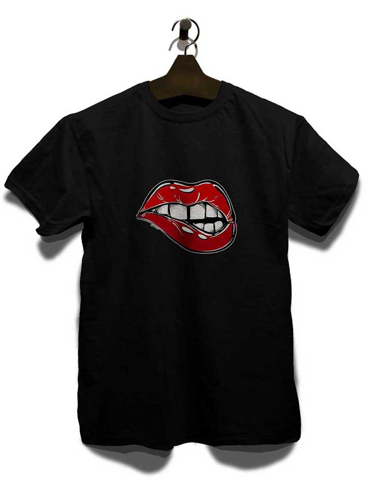 sexy-lips-t-shirt schwarz 3