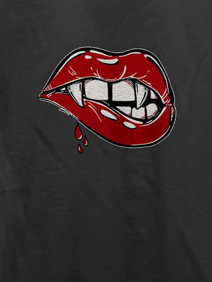 sexy-vampire-lips-t-shirt dunkelgrau 4