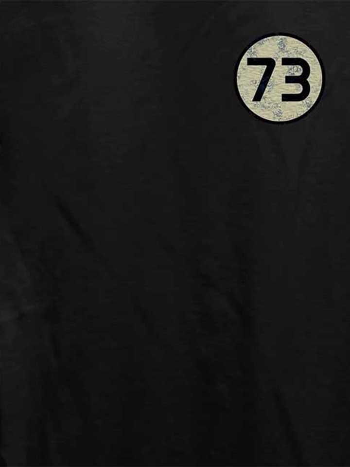 sheldon-73-logo-vintage-chest-print-damen-t-shirt schwarz 4