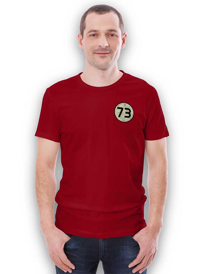 sheldon-73-logo-vintage-chest-print-t-shirt bordeaux 2