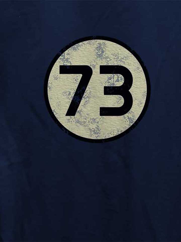 sheldon-73-logo-vintage-damen-t-shirt dunkelblau 4