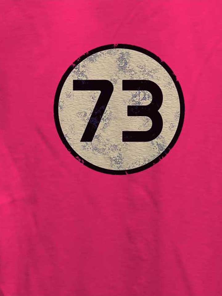 sheldon-73-logo-vintage-damen-t-shirt fuchsia 4