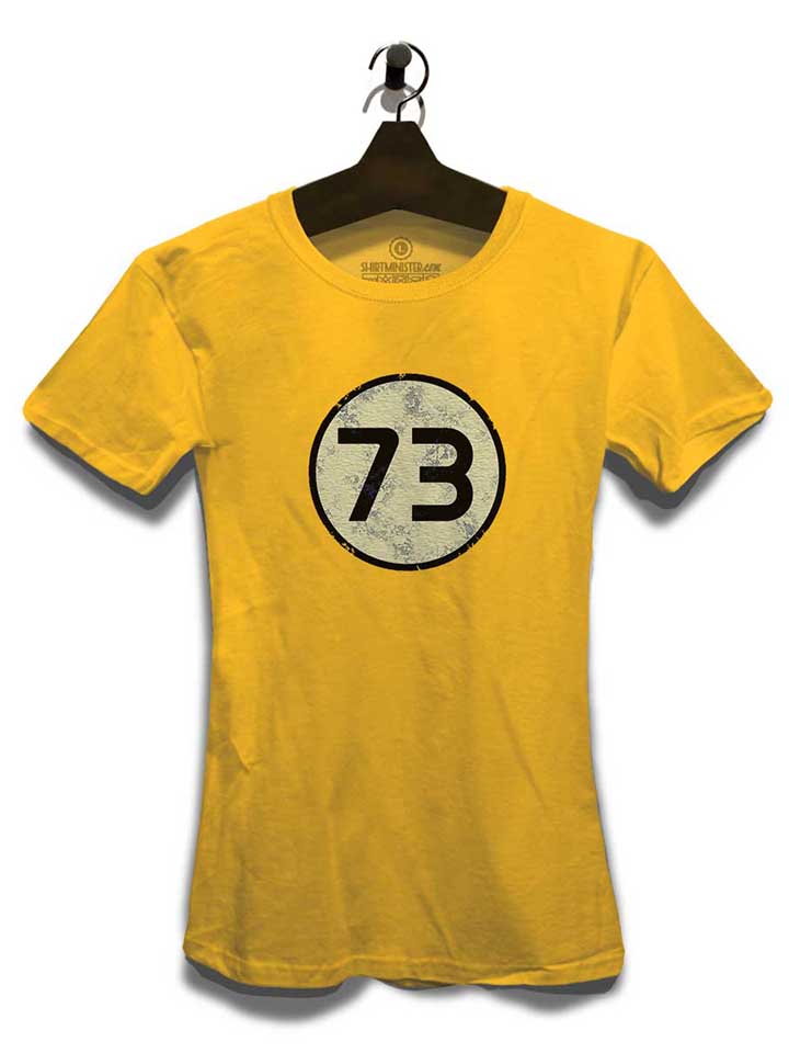 sheldon-73-logo-vintage-damen-t-shirt gelb 3