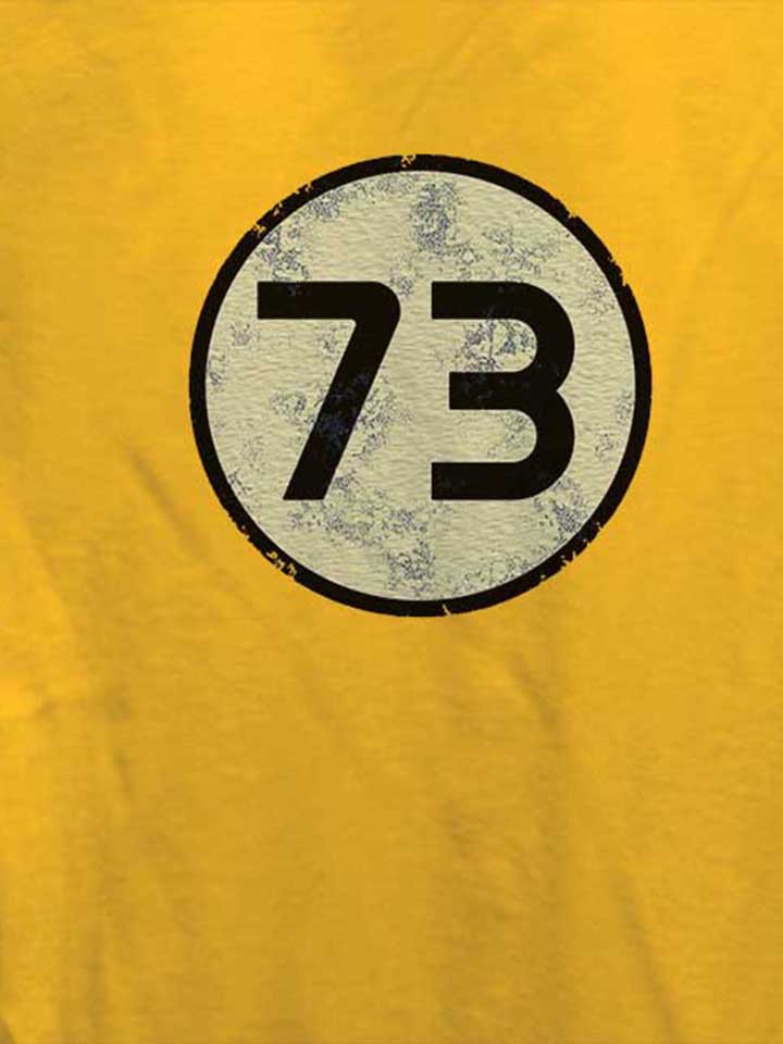sheldon-73-logo-vintage-damen-t-shirt gelb 4
